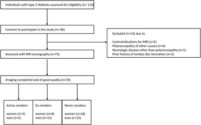 Magnetic Resonance Neurography Reveals Smoking-Associated Decrease in Sciatic Nerve Structural Integrity in Type 2 Diabetes